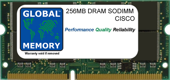 256MB DRAM SODIMM MEMORY RAM FOR CISCO 1841 ROUTER (MEM1841-256D)